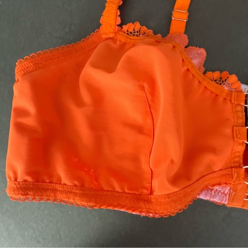 Savage X Fenty Bra XL See Size Chart “Perfect Poppies” Lace Bralette Sold Out - Picture 8 of 12